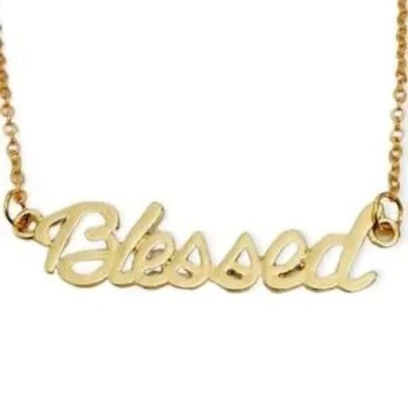 GOLD BLESSED UNISEX NECKLACE  - Picture 12 of 15
